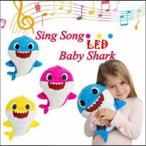 Baby shark led plush singing - Picture 2 of 8